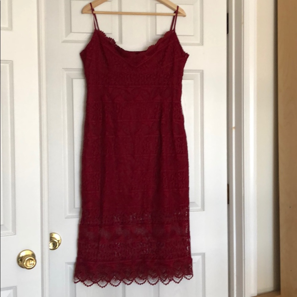 NSR Red Lace dress